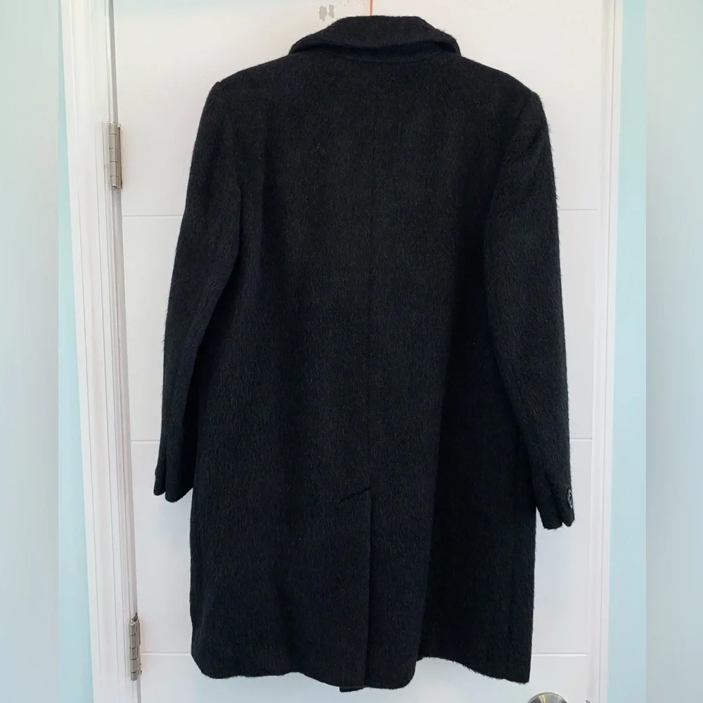 Sportmax Max Mara Womens  Morgana Wool Coat, Black 4 - Picture 4 of 8